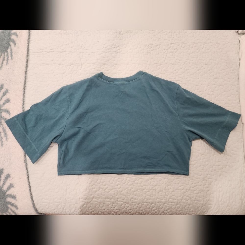 Gymshark - COTTON BOXY CROP TOP - Large - Picture 5 of 6